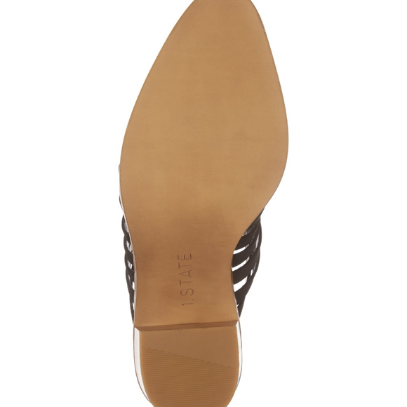 1.STATE Leather Woven Mule, Black SALE FIRM $ - Picture 6 of 7